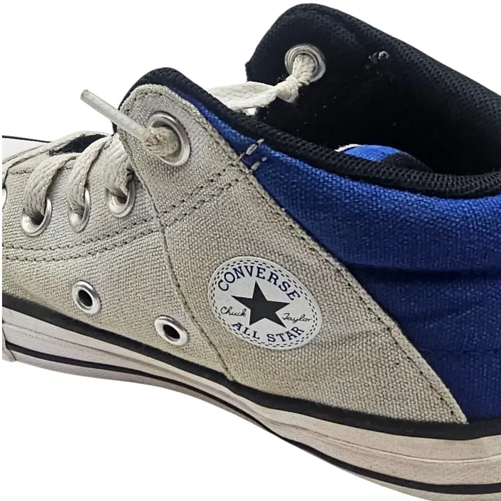 Converse Kids Gray & Blue Chuck Taylor All Star Axel Mid Top Sneaker